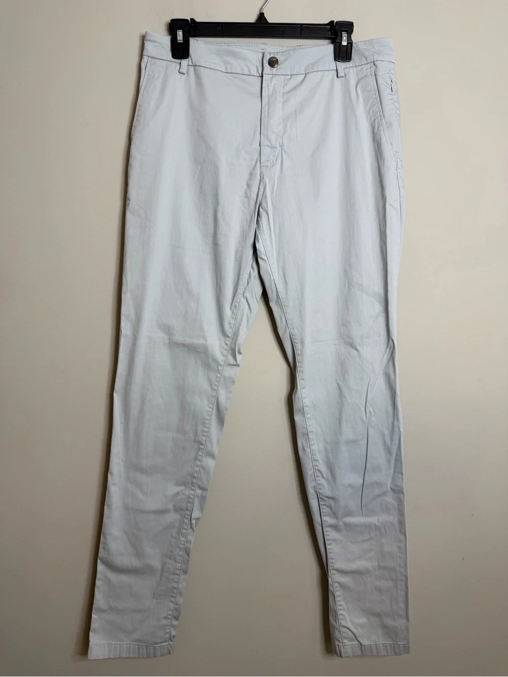 Birddogs Men’s Stretch Khakis Cool Gray Size 32 x 34 Built-in Liner